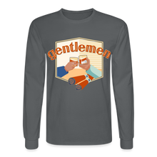 Load image into Gallery viewer, Gentlemen Men&#39;s Long Sleeve T-Shirt - charcoal