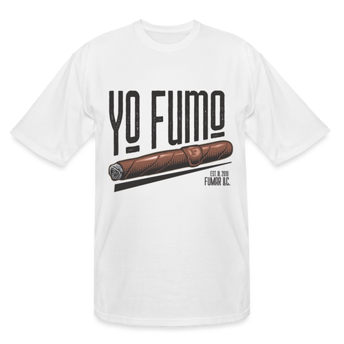 Yo Fumo Men's Tall T-Shirt - white