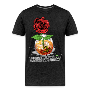 Concrete Rose Men's T-Shirt - charcoal grey