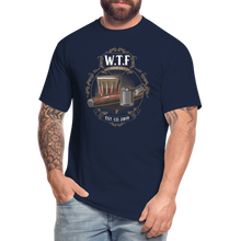 Load image into Gallery viewer, W.T.F Men&#39;s Tall T-Shirt - navy