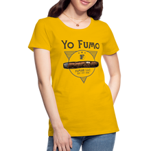 Load image into Gallery viewer, Ladies Fumo Star T-Shirt - sun yellow