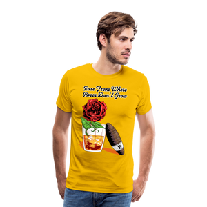 Whiskey Rose T-Shirt - sun yellow