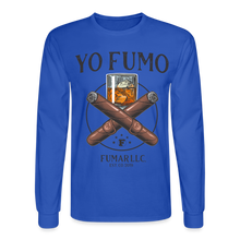 Load image into Gallery viewer, Yo Fumo Men&#39;s Long Sleeve T-Shirt - royal blue