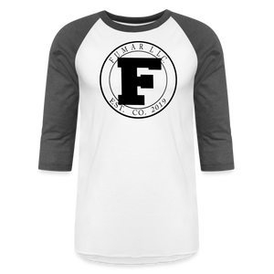 Fumar Baseball T-Shirt - white/charcoal
