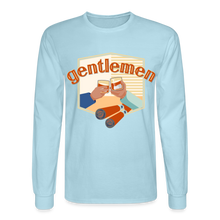 Load image into Gallery viewer, Gentlemen Men&#39;s Long Sleeve T-Shirt - powder blue
