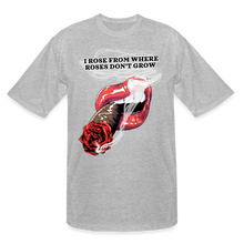 Load image into Gallery viewer, Smoking Rose Tall T-Shirt - heather gray