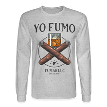 Load image into Gallery viewer, Yo Fumo Men&#39;s Long Sleeve T-Shirt - heather gray