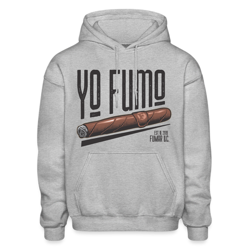 Yo Fumo Hoodie - heather gray