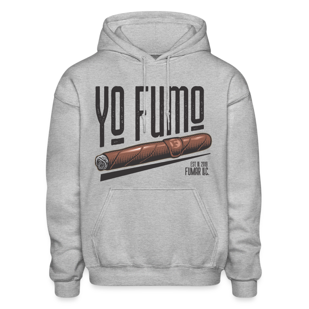 Yo Fumo Hoodie - heather gray