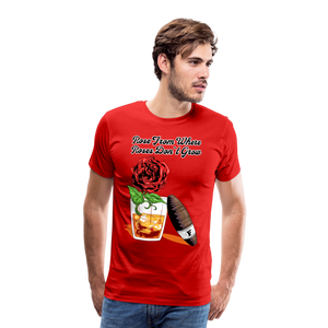 Whiskey Rose T-Shirt - red