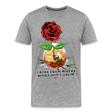 Load image into Gallery viewer, Concrete Rose Men&#39;s T-Shirt - heather gray