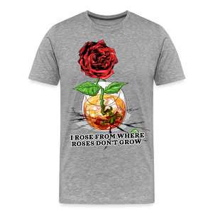 Concrete Rose Men's T-Shirt - heather gray