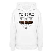 Load image into Gallery viewer, Ladies Fumo Star Hoodie - white