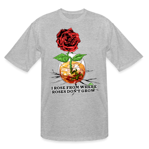 Concrete Rose Tall T-Shirt - heather gray