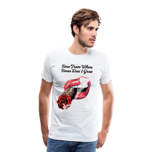 Smoking Rose T-Shirt - white