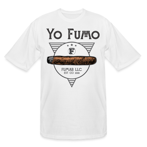 Yo Fumo Men's Tall T-Shirt - white