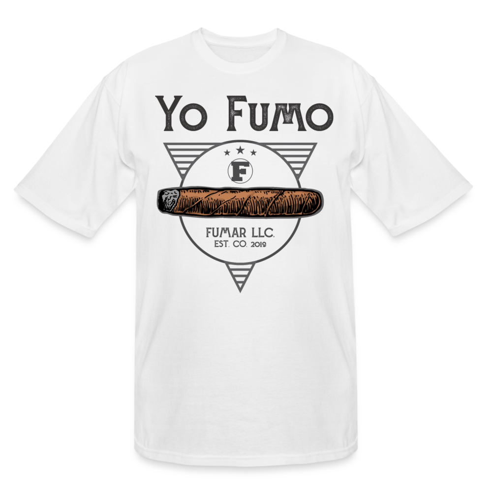 Yo Fumo Men's Tall T-Shirt - white