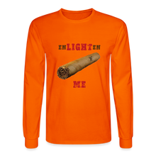 Load image into Gallery viewer, Enlighten Me Men&#39;s Long Sleeve T-Shirt - orange