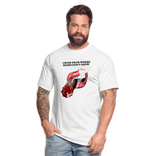 Load image into Gallery viewer, Smoking Rose Tall T-Shirt - white