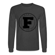 Load image into Gallery viewer, Fumar Men&#39;s Long Sleeve T-Shirt - heather black