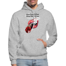 Load image into Gallery viewer, Smoking Rose Hoodie - heather gray