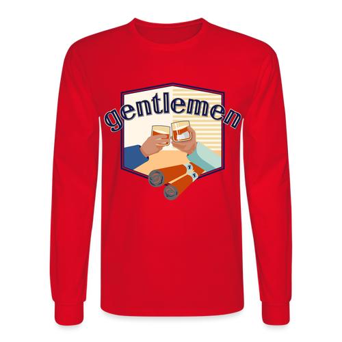 Gentlemen Men's Long Sleeve T-Shirt - red