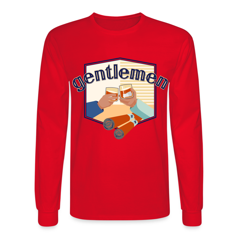 Gentlemen Men's Long Sleeve T-Shirt - red