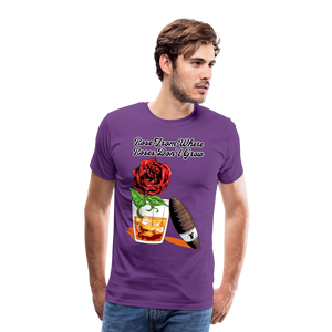 Whiskey Rose T-Shirt - purple