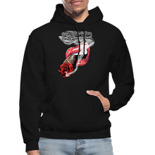 Load image into Gallery viewer, Smoking Rose Hoodie - black
