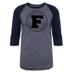 Fumar Baseball T-Shirt - heather blue/navy