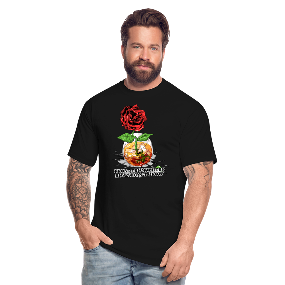 Concrete Rose Tall T-Shirt - black