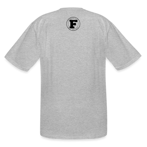 Concrete Rose and Cigar Tall T-Shirt - heather gray