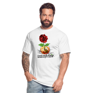 Concrete Rose Tall T-Shirt - white