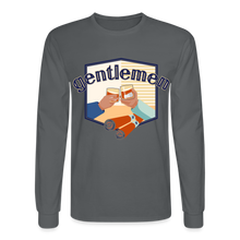 Load image into Gallery viewer, Gentlemen Men&#39;s Long Sleeve T-Shirt - charcoal