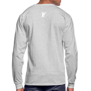 Smoking Rose Long Sleeve T-Shirt - heather gray