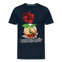 Load image into Gallery viewer, Concrete Rose Men&#39;s T-Shirt - deep navy