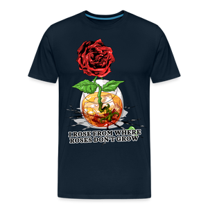 Concrete Rose Men's T-Shirt - deep navy