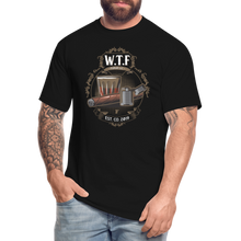 Load image into Gallery viewer, W.T.F Men&#39;s Tall T-Shirt - black