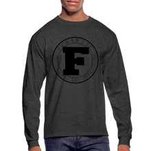Load image into Gallery viewer, Fumar Men&#39;s Long Sleeve T-Shirt - heather black