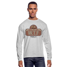 Load image into Gallery viewer, Men&#39;s Long Sleeve W.T.F - heather gray
