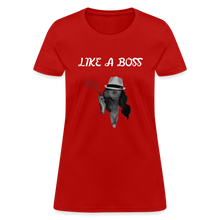 Load image into Gallery viewer, Like a Boss T-Shirt - red