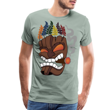 Load image into Gallery viewer, Premium Tiki Mask - steel green