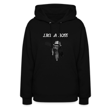 Load image into Gallery viewer, Like a Boss Hoodie - black