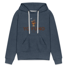 Load image into Gallery viewer, Ladies Power Hour Hoodie - heather denim