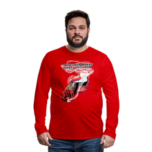 Load image into Gallery viewer, Smoking Rose Long Sleeve T-Shirt - red