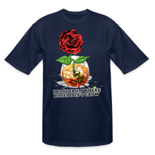 Load image into Gallery viewer, Concrete Rose Tall T-Shirt - navy