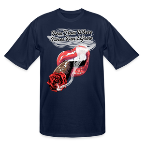 Smoking Rose Tall T-Shirt - navy