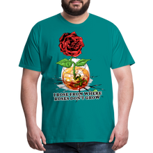 Load image into Gallery viewer, Concrete Rose Men&#39;s T-Shirt - teal