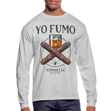 Load image into Gallery viewer, Yo Fumo Men&#39;s Long Sleeve T-Shirt - heather gray