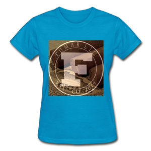 Fumar Logo on Sticks - Woman's - turquoise
